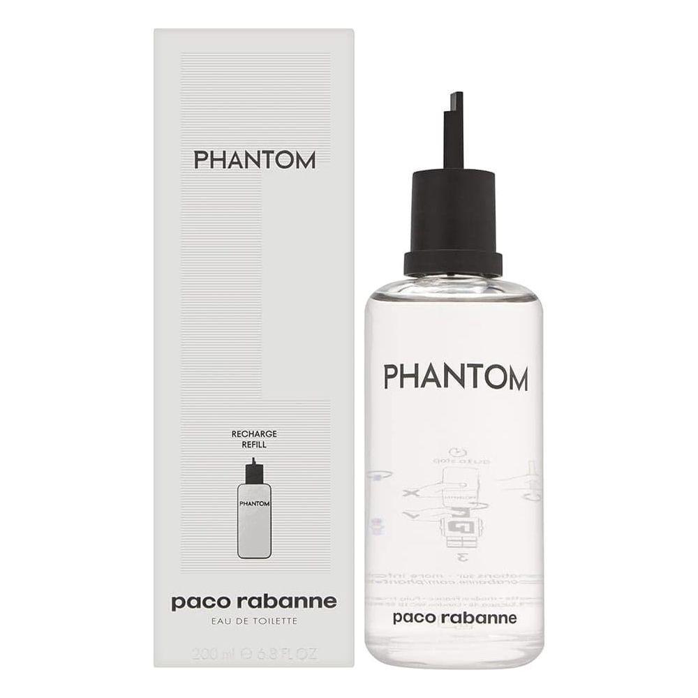 Perfume Phanthom Paco Rabanne Edt Refill Bottle Masculino 200ml - 6