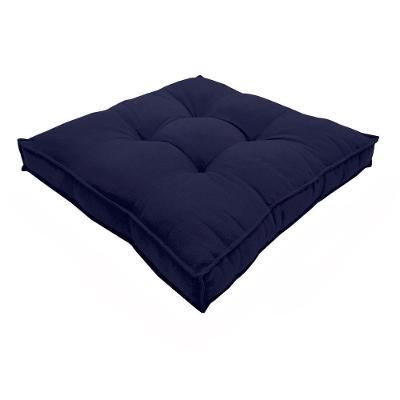 Almofada Futon Decoração 50x50 Cm Vários Modelos Azul Marinho