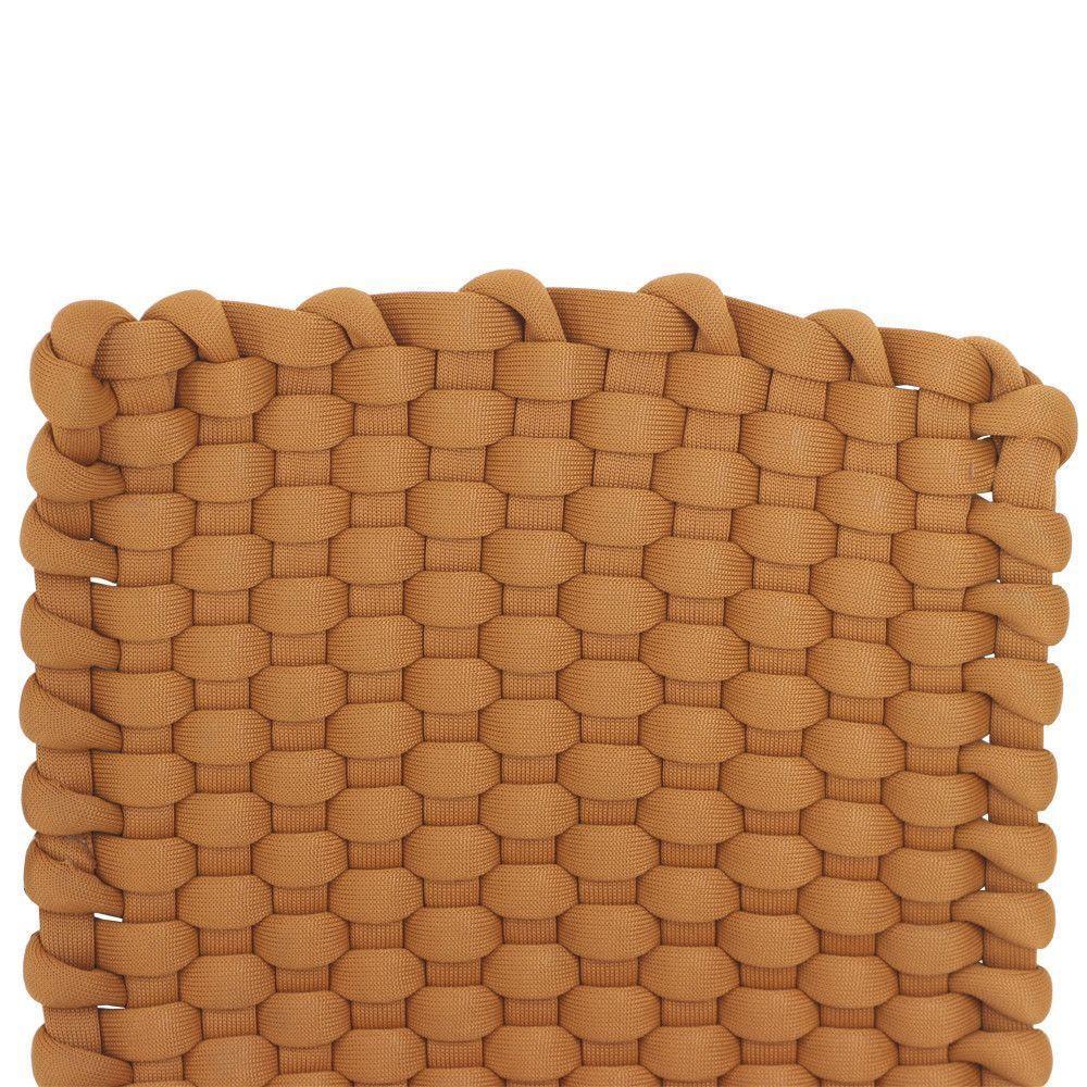 Rede Flutuante Tricô Náutico Pequena Trama Original Terra Cota - 3