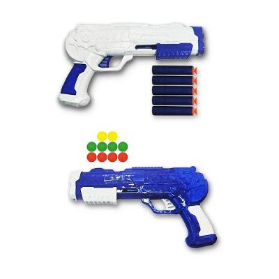 Kit 2 Lança Dardos Arminha Dupla Brinquedo Bolinha Shooter