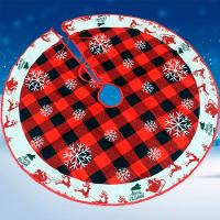 Saia Para árvore Natal Temática Flocos De Neve Natalino 90cm - 2