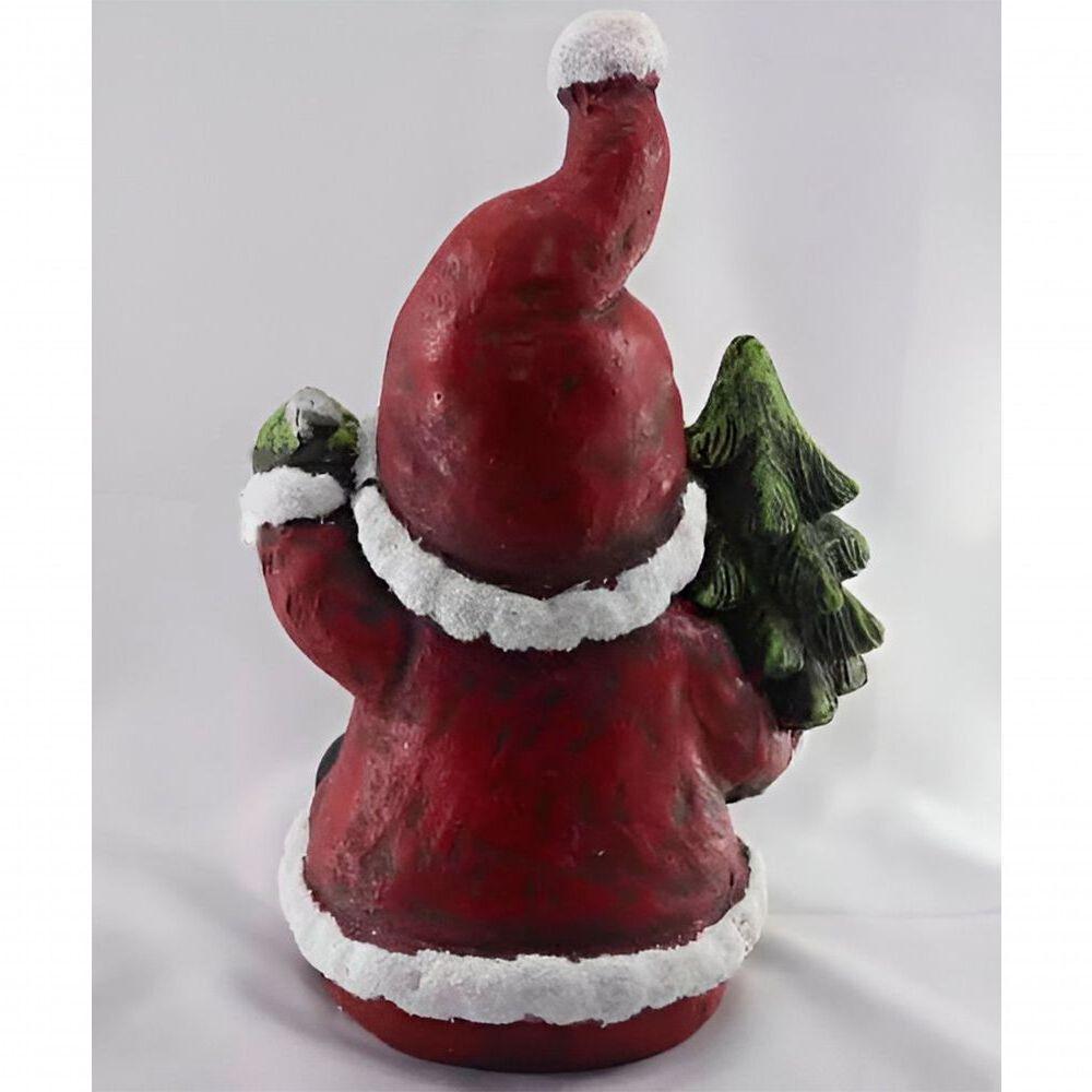 Estatueta Natalina Papai Noel árvore Sino Leds Luzes 39cm - 4