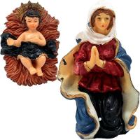 Presépio Natalino Nascimento De Jesus Estatueta Com 11 Peças - 2