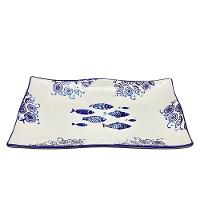 Kit 8 Petisqueiras Bowl Grande Travessa Peixe Oceano 550ml - 4