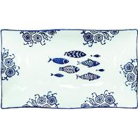 Kit 12 Petisqueiras Bowl Grande Travessa Peixe Oceano 550ml - 3