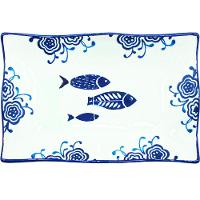 Kit 2 Petisqueiras Bowl Pequena Travessa Peixe Oceano 200ml - 3