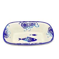 Kit 6 Petisqueiras Travessa Bowl Pequena Peixe Oceano 100ml - 4