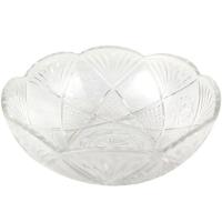 Kit 6 Saladeira Redonda Bowl Vidro Transparente 23,5cm 2,5l - 3