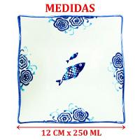 Kit 8 Tigela Sobremesa Bowl Peixe Praia Oceano Náutico 14cm - 3