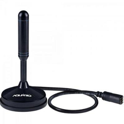 Antena Digital Com Cabo 1,5m Vhf-uhf-fm-hdtv Dtv-100 Aquario