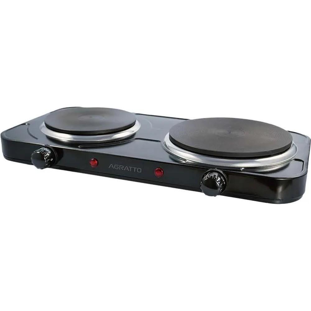 Fogão Elétrico de Mesa 2 Pratos 2500W FMP02 Preto Agratto 220V - 1