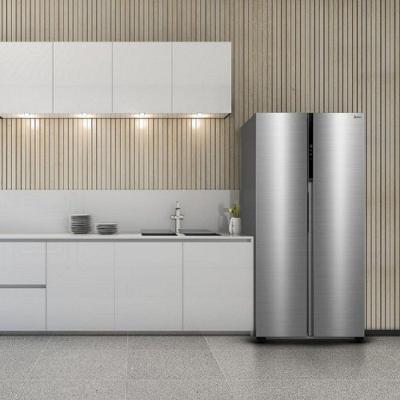 Geladeira Midea 442L Side By Side Rs598Fga042 Inox 220V