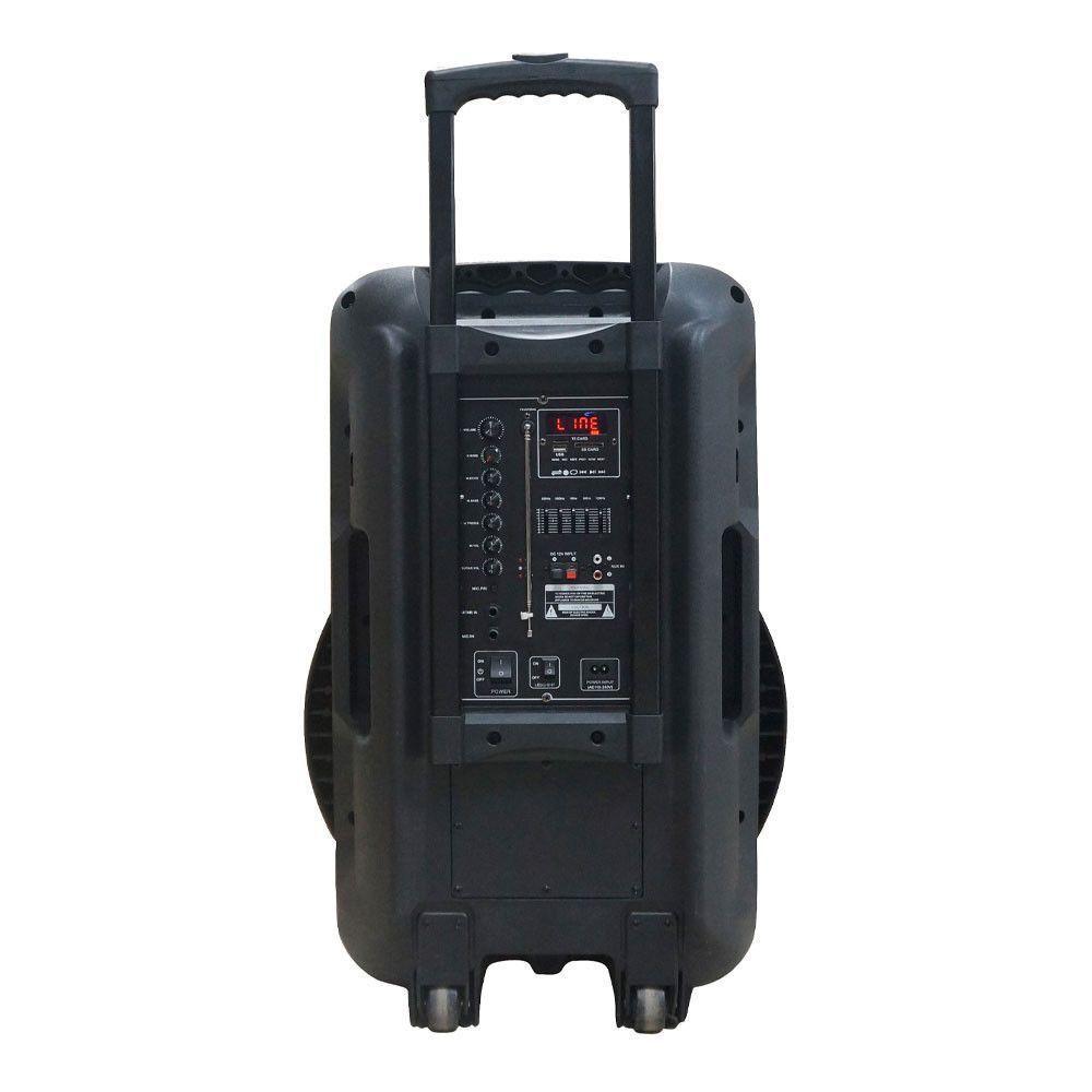 Caixa de Som Amplificada Amvox Aca-1100w Rms Dezoitão Preto Bivolt - 4