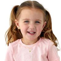 Colar Florzinha Com Cristal Revestido Em Ouro - 3