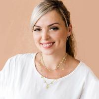 Colar Duplo Corações E Cristais Com Revestimento Em Ouro - 3