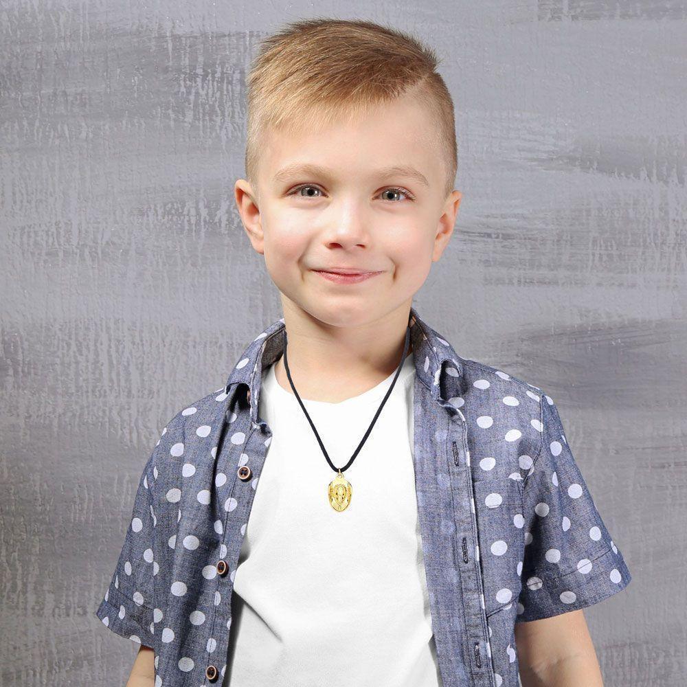 Colar Chapéu No Cordão De Algodão Revestido Em Ouro Cor Preto - 3