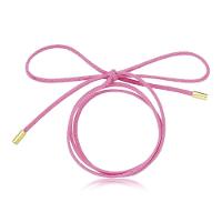 Cordão De Algodão Multifuncional Com Ponteiras Cor Rosa - 1