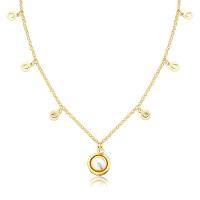 Colar Macadâmia Com Medalhinhas Revestido Em Ouro - 9