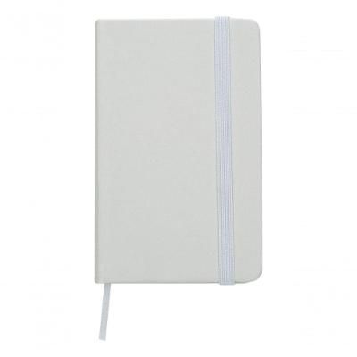 Caderneta Tipo Moleskine Agenda Escrever Estudar 13x8 Bolso Branco