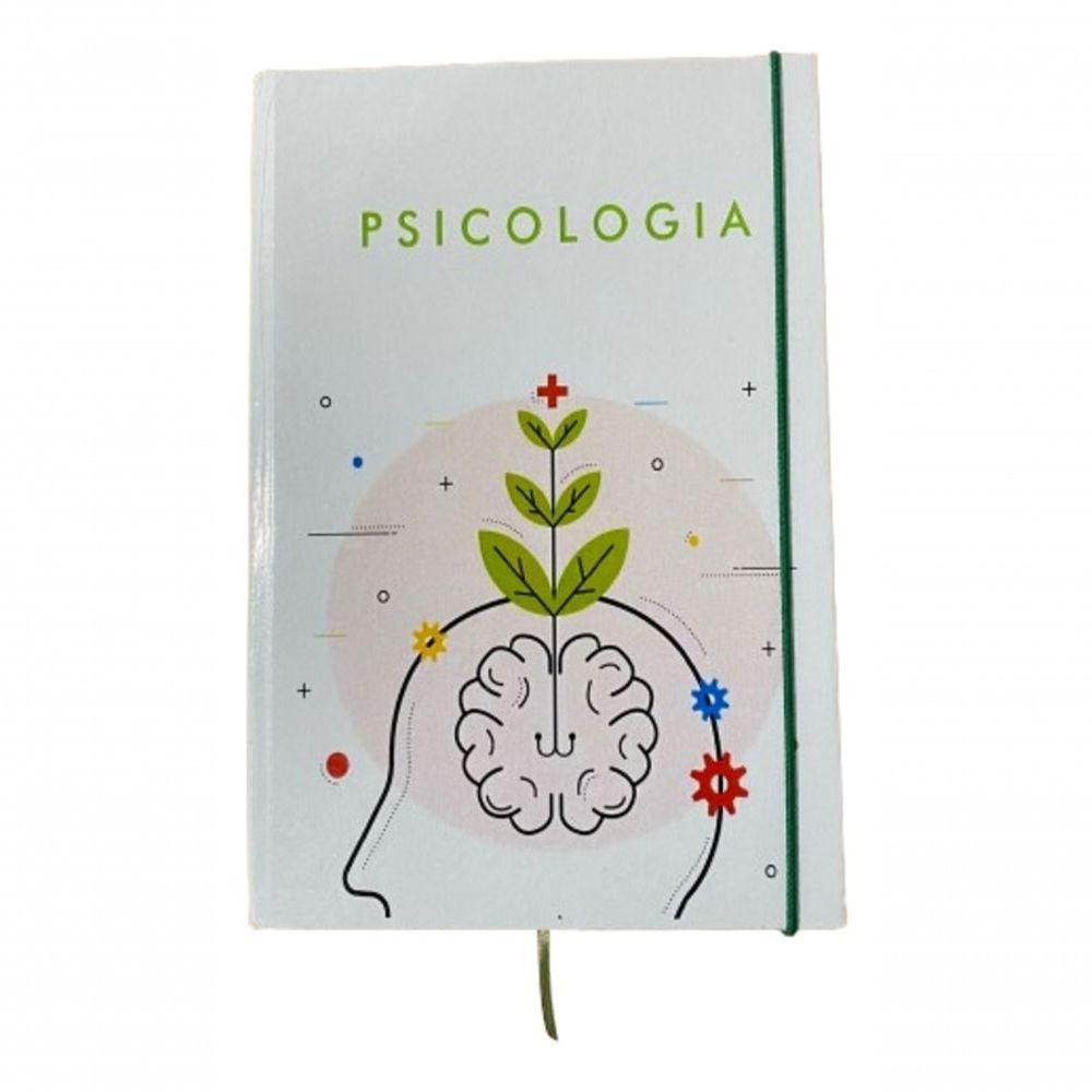 Caderno Sketchbook Grande Capa Profissões 21x14cm Psicologia Miolo Com Pauta Para Escrever - 3