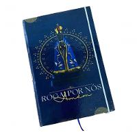 Caderno Sketchbook Grande Capa Religião 21x14cm Nossa Senhora Rogai Por Nós Miolo Com Pauta Para Escrever - 1