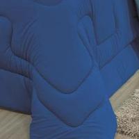 Edredom Em Malha 100% Algodão King Dupla Face - Royal - Turquesa - 3