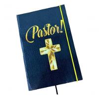 Caderno Sketchbook Grande Capa Religião 21x14cm Pastor Miolo Sem Pauta Para Desenhar - 1