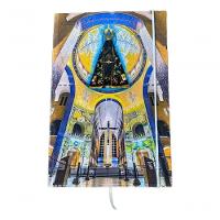 Caderno Sketchbook Grande Capa Religião 21x14cm Nossa Senhora Catedral Miolo Com Pauta Para Escrever - 3