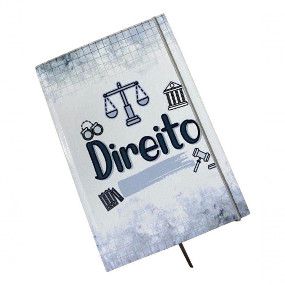 Caderno Sketchbook Grande Capa Profissões Direito 21x14cm Miolo Com Pauta Para Escrever - 3