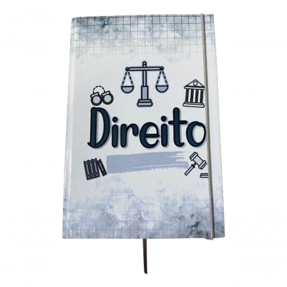 Caderno Sketchbook Grande Capa Profissões Direito 21x14cm Miolo Com Pauta Para Escrever - 5