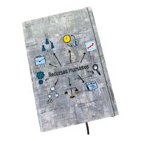 Caderno Sketchbook Grande Capa Profissões Recursos Humanos 21x14cm Miolo Com Pauta Para Escrever - 1