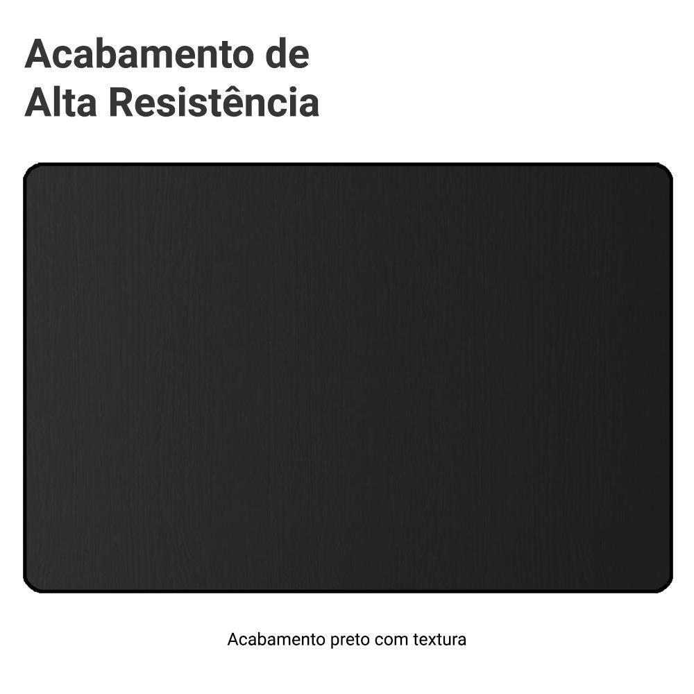 Rack Para Tv Até 65 Polegadas Com Pés Retro Preto Londres Madesa Preto - 6