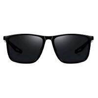 Óculos Esportivos Para Homens E Mulheres Confortáveis E Leves Polarizados Proteção Uv400 Preto Cinza - 3