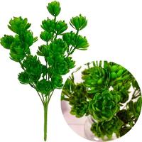 Kit 4 Planta Artificial Broto Suculenta Arranjo Flor 30cm - 1