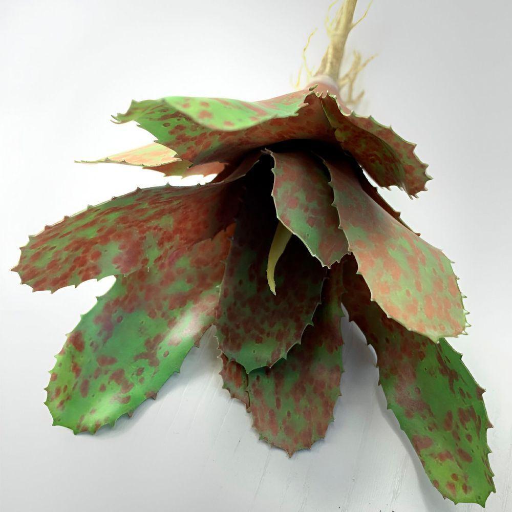 Kit 10 Pçs Bromélia Planta Artificial Elegante 8 Folhas 21cm - 4