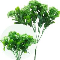 Kit 4 Plantas Kalanchoe Artificial Flores Verde Jardim 30cm - 1