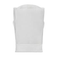 Poltrona Amamentação Cadeira Reforçada Balanço Lile Suede branco - 5