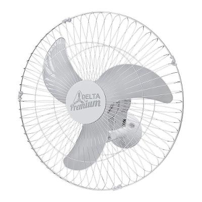 Ventilador De Parede Venti-Delta Premium 60cm Branco/Cromado Bivolt 73-6428