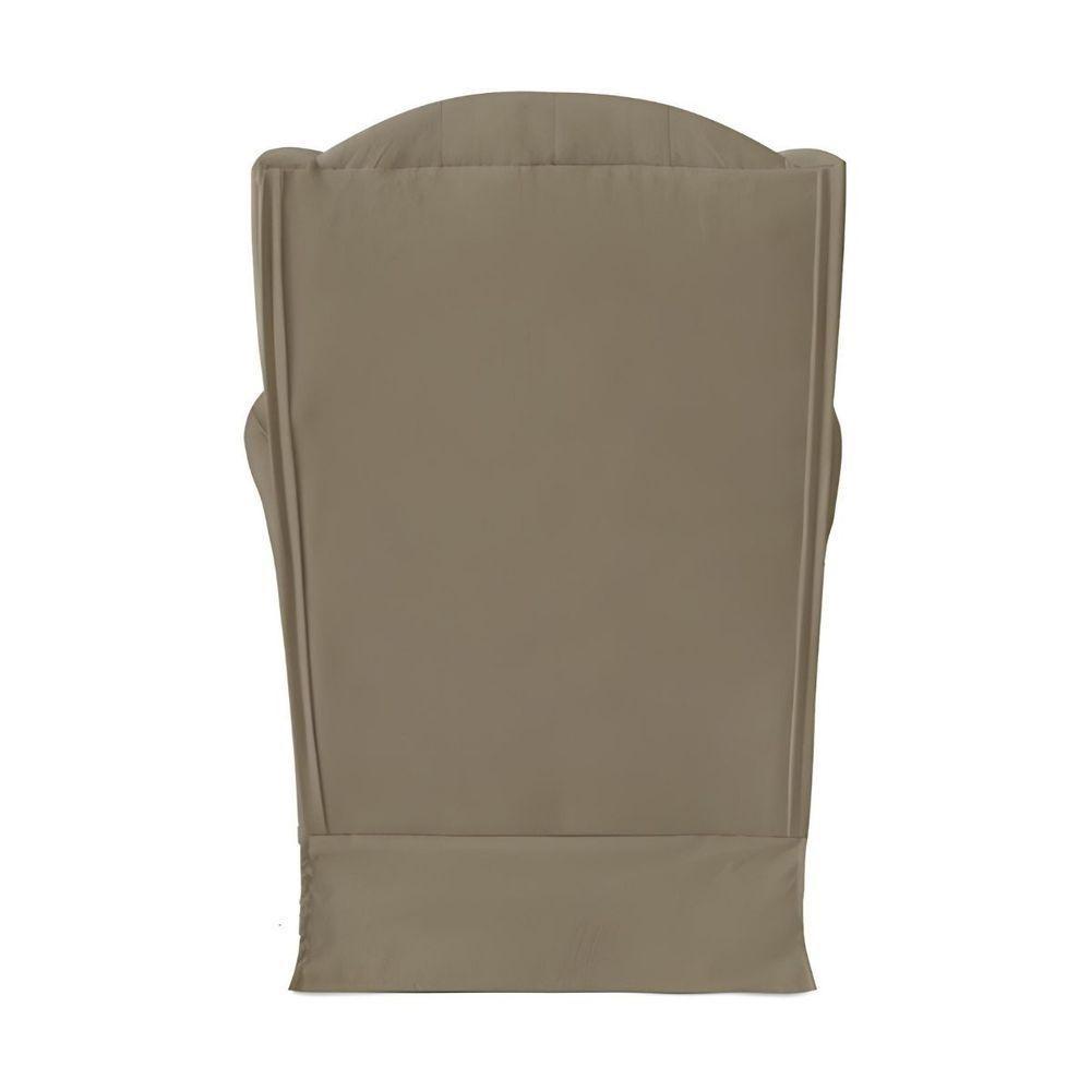 Poltrona Amamentação Cadeira Reforçada Balanço Lile Suede bege Escuro - 5