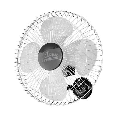 Ventilador de Parede Venti-Delta 170W 50cm 4 Pás 3 Velocidades Preto e Cromado Bivolt