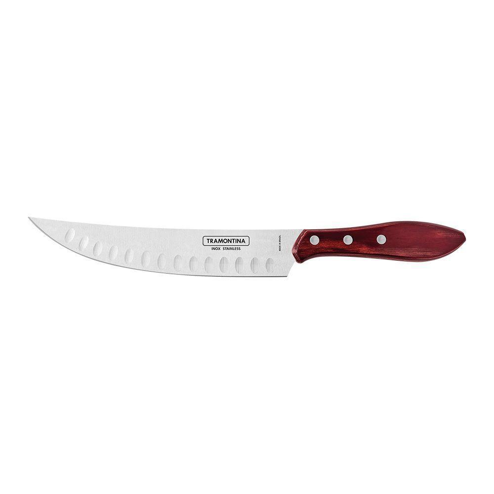 Faca Para Carne Butcher Tramontina 21180178 8 Vermelho - 1