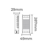 Fonte De Alimentação Chaveada Nordecor Dimerizável 24v 6,25a / 150w 220v Unica 7080 - 2