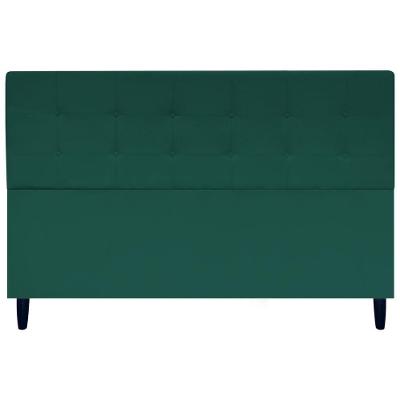 Cabeceira Cama Ivy King Ivy 195 Cm Suede Verde, Suede