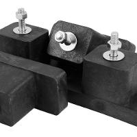 Calço De Borracha Grande Base Split Podium 01 Unidade - 8