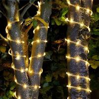 Mangueira De Pisca Led Luzes Fria 8 Funções Amarelo 10m 220v