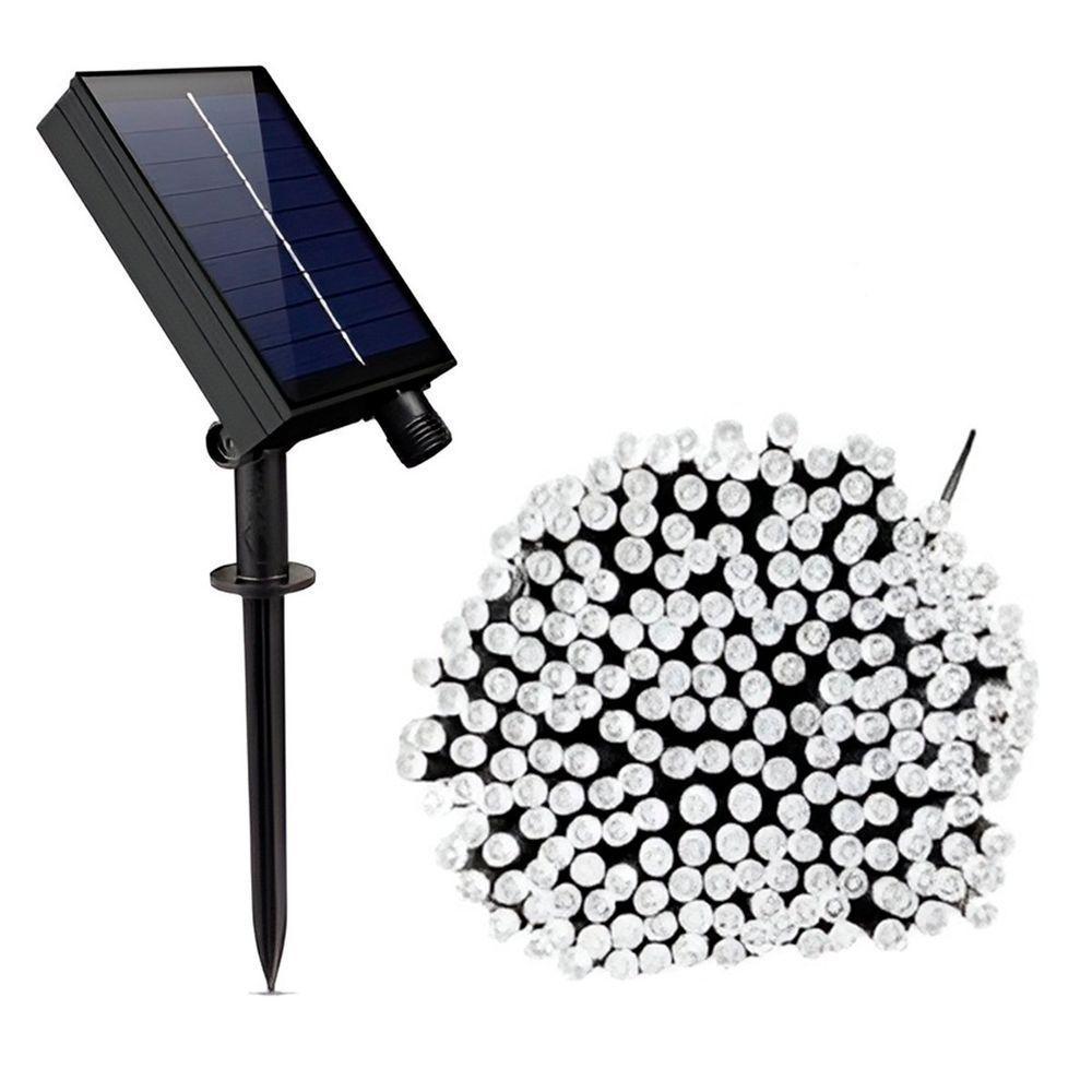 Pisca Fio Leds Solar 1000 Lâmpadas Decoração Externa 100m - 3