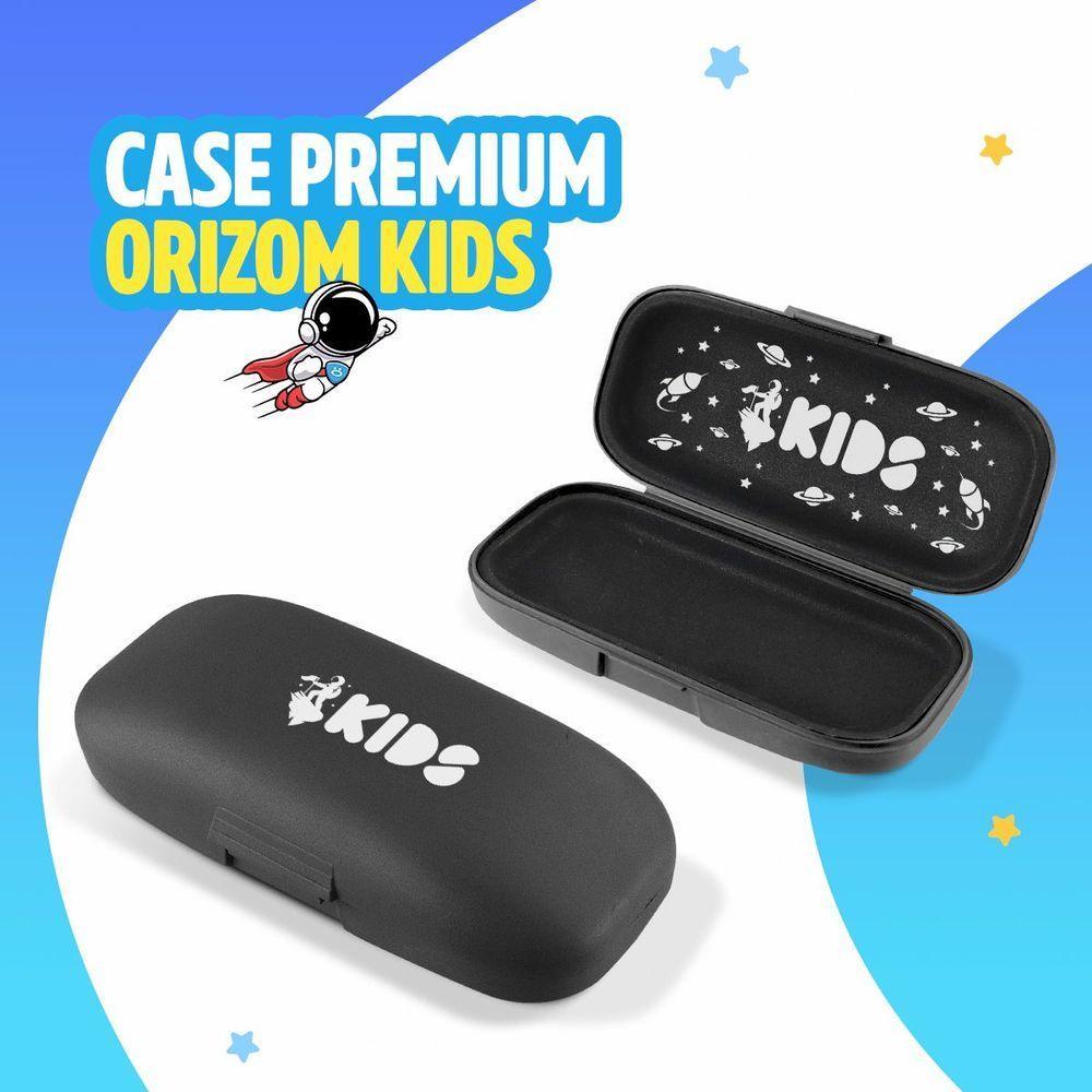 Oculos Sol Infantil Esportivo Proteção Uv Criança Menino + Case Criança Acetato Praia Social Casual - 6