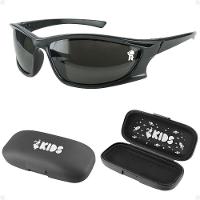 Oculos Sol Infantil Esportivo Proteção Uv Criança Menino + Case Criança Acetato Praia Social Casual - 1