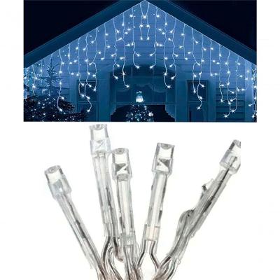 Pisca Cascata Azul 288 Lâmpadas Leds 8 Funções 4 Metros 220v