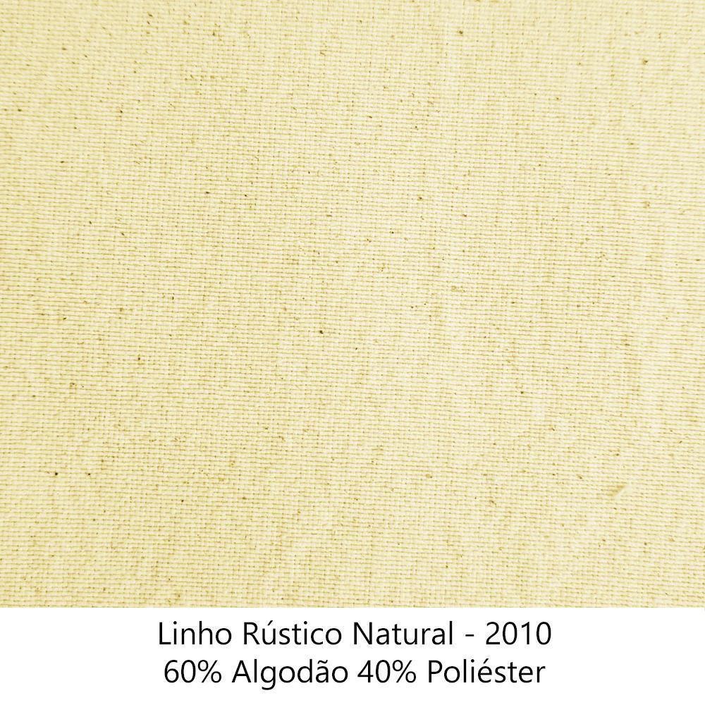 Poltrona Decorativa Retro Polo Com Almofada Linho Natural Ezz Natural - 10